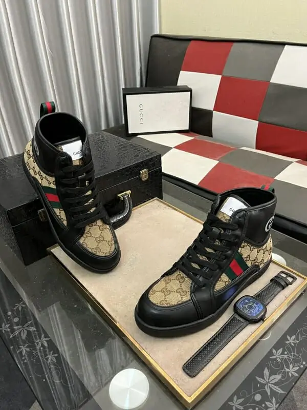 gucci high tops chaussures pour homme s_125640b2